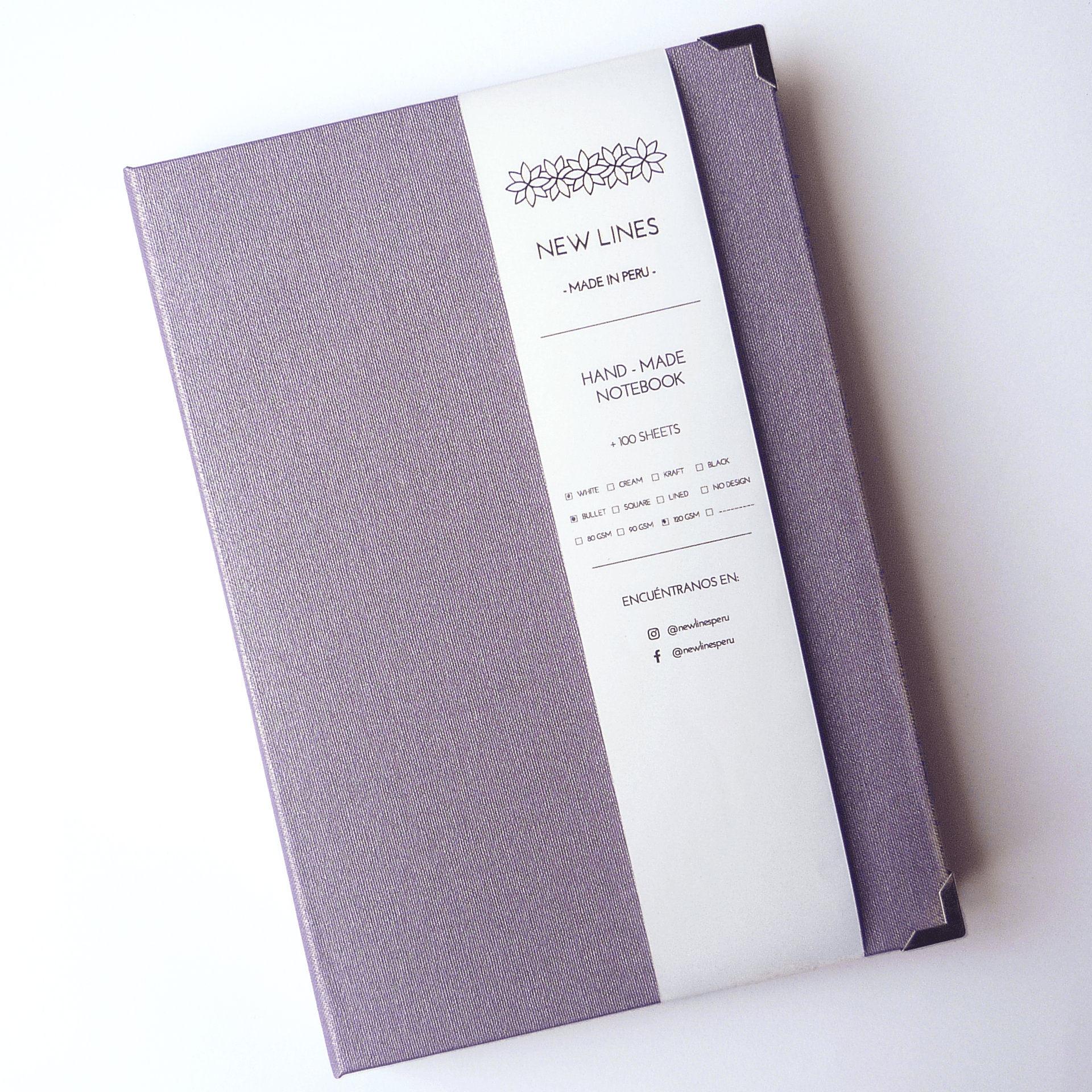 Libreta - Días Elegantes Violeta - New Lines