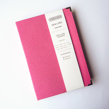 Libreta cosida - Días Elegantes - Fucsia